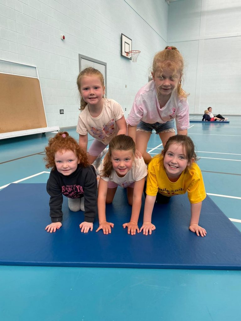 Smile Club Members doing Gymnastics